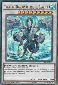 Trishula, Dragon of the Ice Barrier [DUDE-EN014] Ultra Rare | Shuffle n Cut Hobbies & Games