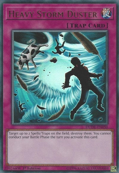 Heavy Storm Duster [DUDE-EN050] Ultra Rare | Shuffle n Cut Hobbies & Games