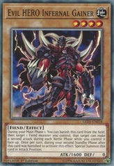 Evil HERO Infernal Gainer [LED5-EN018] Common | Shuffle n Cut Hobbies & Games