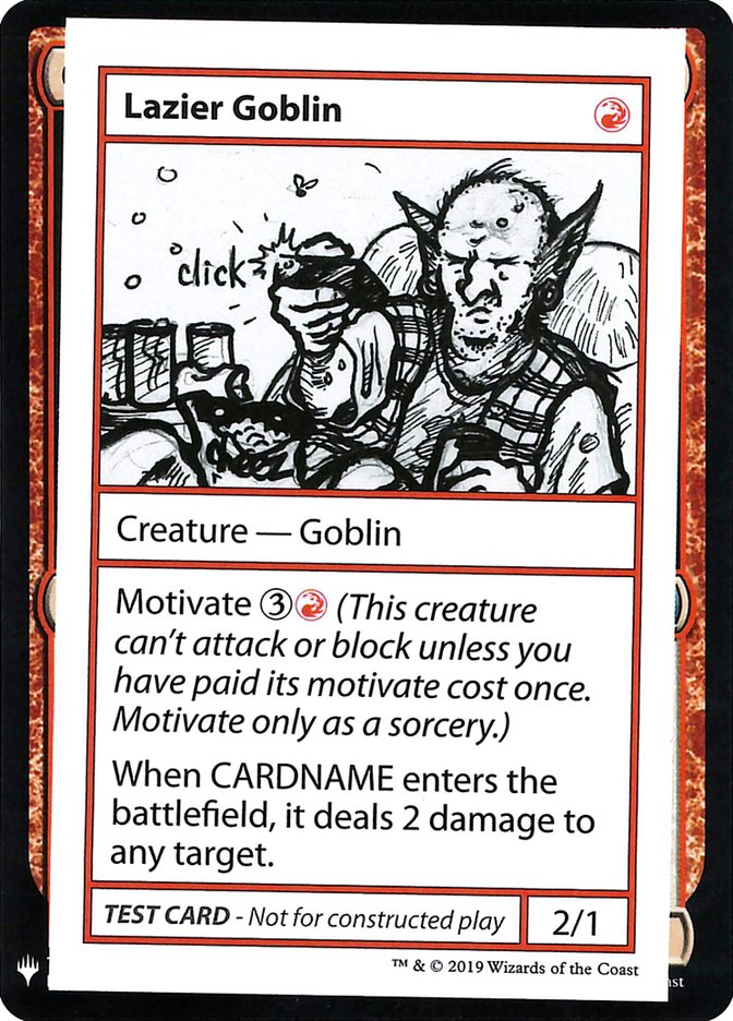 Lazier Goblin [Mystery Booster Playtest Cards] | Shuffle n Cut Hobbies & Games