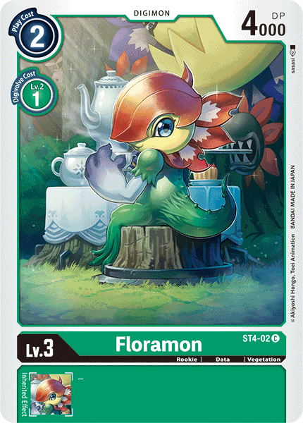 Floramon [ST4-02] [Starter Deck: Giga Green] | Shuffle n Cut Hobbies & Games