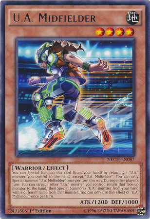 U.A. Midfielder [NECH-EN087] Rare | Shuffle n Cut Hobbies & Games