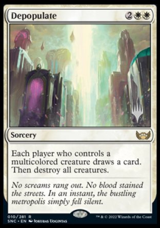 Depopulate (Promo Pack) [Streets of New Capenna Promos] | Shuffle n Cut Hobbies & Games
