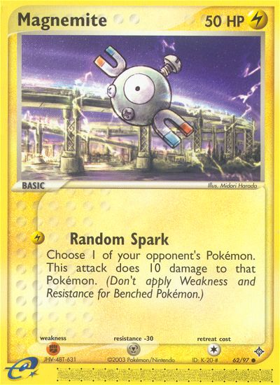 Magnemite (62/97) [EX: Dragon] | Shuffle n Cut Hobbies & Games
