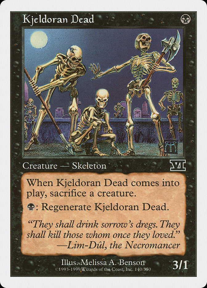 Kjeldoran Dead [Classic Sixth Edition] | Shuffle n Cut Hobbies & Games