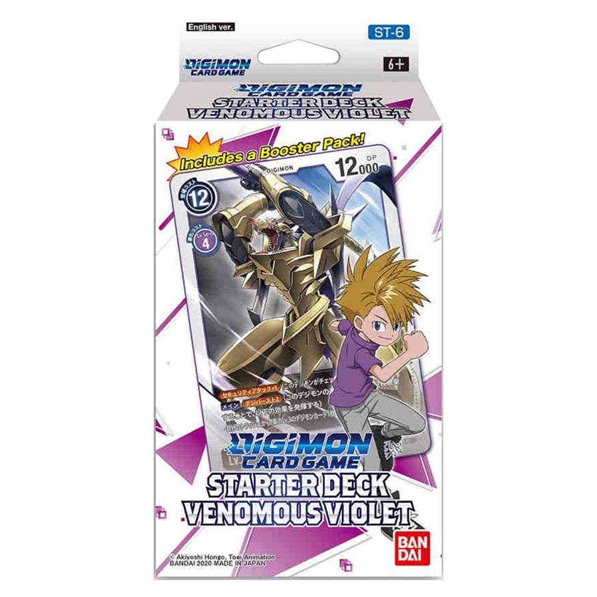 DIGIMON STARTER DECK - Venomous Violet | Shuffle n Cut Hobbies & Games