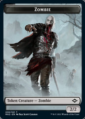 Clue (14) // Zombie Double-Sided Token [Modern Horizons 2 Tokens] | Shuffle n Cut Hobbies & Games