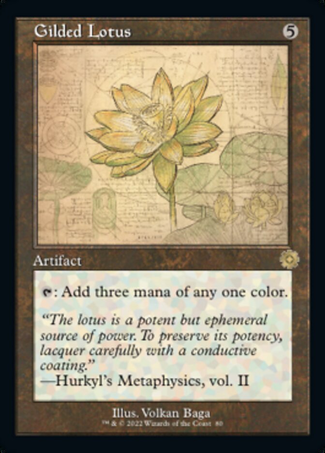Gilded Lotus (Retro Schematic) [The Brothers' War Retro Artifacts] | Shuffle n Cut Hobbies & Games