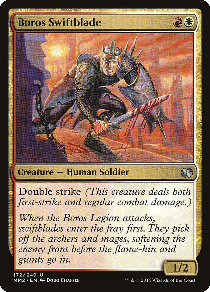 Boros Swiftblade [Modern Masters 2015] | Shuffle n Cut Hobbies & Games