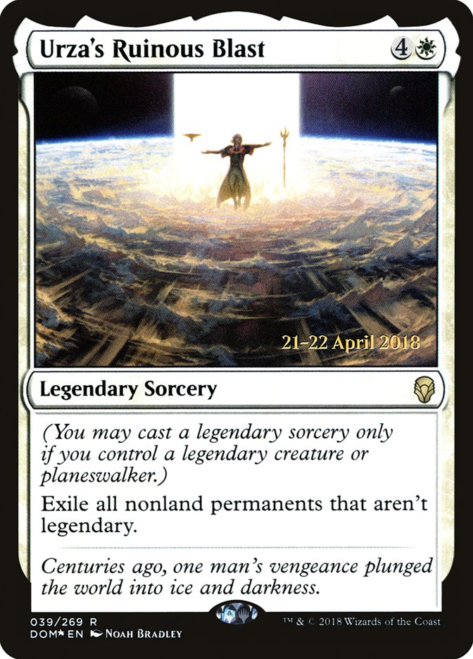 Urza's Ruinous Blast [Dominaria Prerelease Promos] | Shuffle n Cut Hobbies & Games