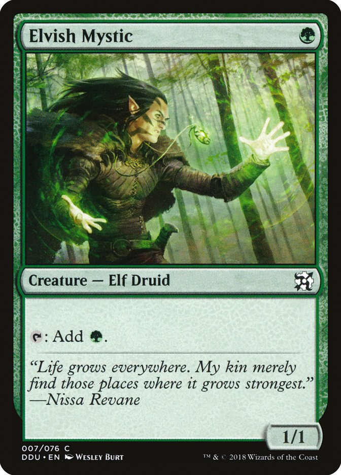 Elvish Mystic [Duel Decks: Elves vs. Inventors] | Shuffle n Cut Hobbies & Games