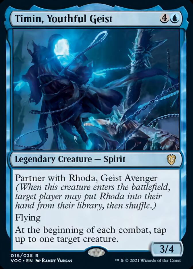 Timin, Youthful Geist [Innistrad: Crimson Vow Commander] | Shuffle n Cut Hobbies & Games