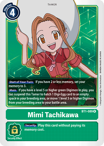 Mimi Tachikawa [BT1-089] [Release Special Booster Ver.1.0] | Shuffle n Cut Hobbies & Games