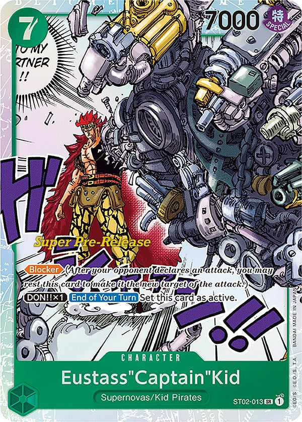Eustass"Captain"Kid (013) [Super Pre-Release Starter Deck: Worst Generation] | Shuffle n Cut Hobbies & Games