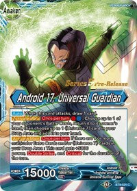 Android 17 // Android 17, Universal Guardian [BT9-021] | Shuffle n Cut Hobbies & Games