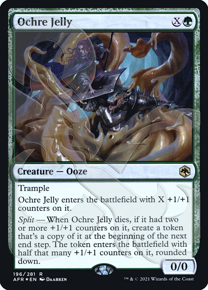 Ochre Jelly (Ampersand Promo) [Dungeons & Dragons: Adventures in the Forgotten Realms Promos] | Shuffle n Cut Hobbies & Games