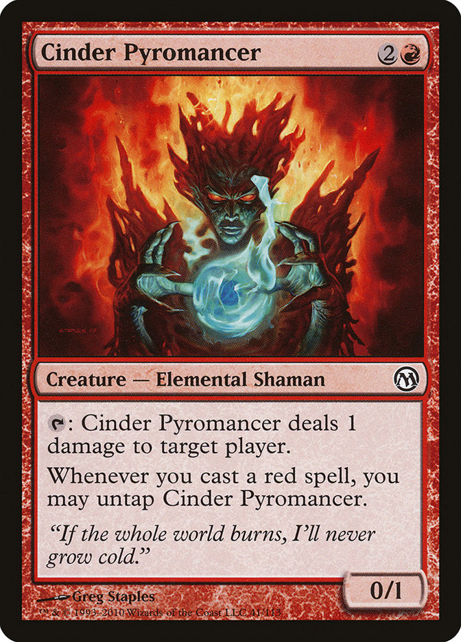 Cinder Pyromancer [Duels of the Planeswalkers] | Shuffle n Cut Hobbies & Games