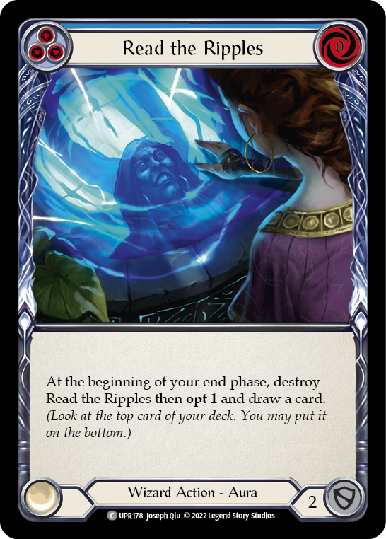 Read the Ripples (Blue) [UPR178] (Uprising) | Shuffle n Cut Hobbies & Games
