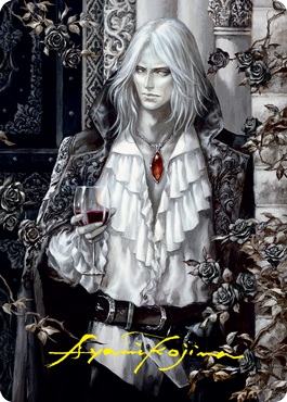 Sorin the Mirthless 2 Art Card (Gold-Stamped Signature) [Innistrad: Crimson Vow Art Series] | Shuffle n Cut Hobbies & Games
