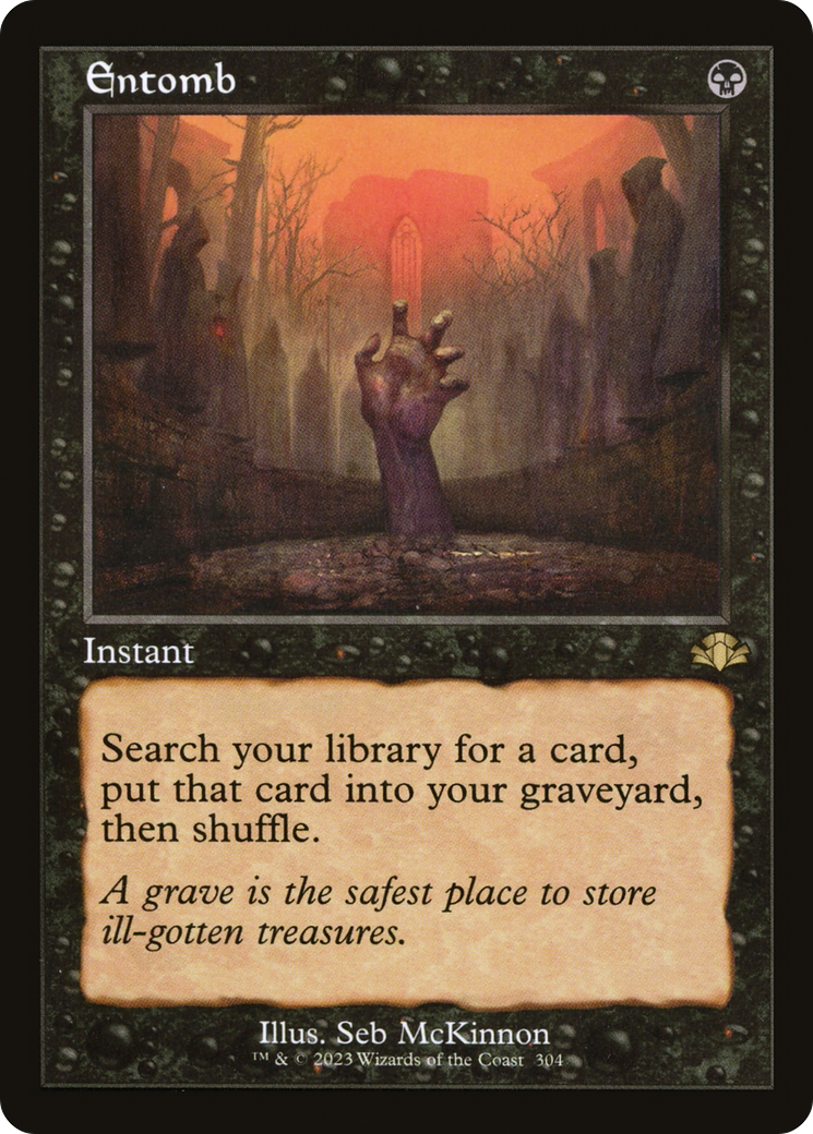 Entomb (Retro) [Dominaria Remastered] | Shuffle n Cut Hobbies & Games