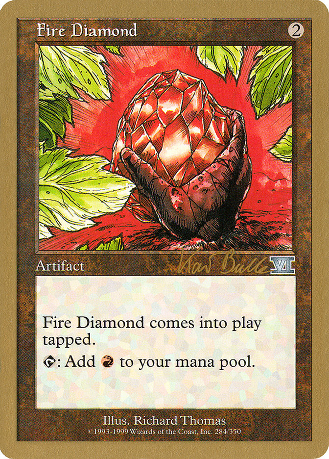 Fire Diamond (Kai Budde) [World Championship Decks 1999] | Shuffle n Cut Hobbies & Games
