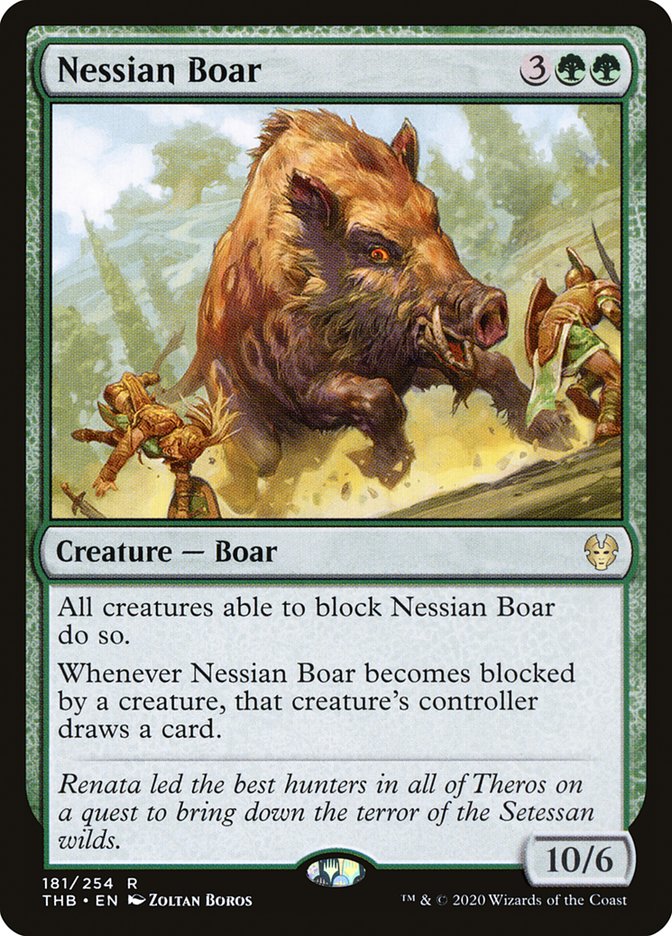 Nessian Boar [Theros Beyond Death] | Shuffle n Cut Hobbies & Games