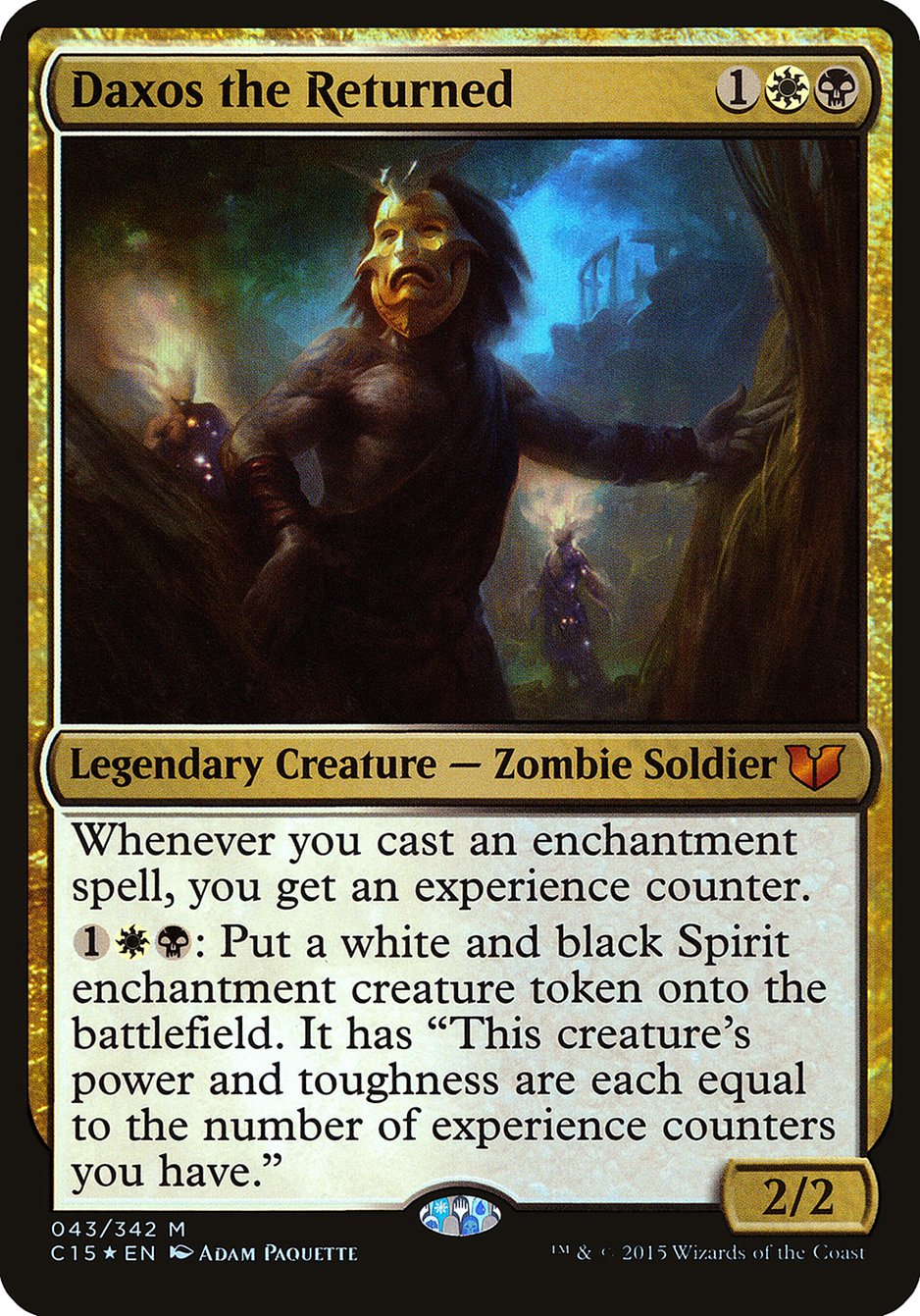 Daxos the Returned (Oversized) [Commander 2015 Oversized] | Shuffle n Cut Hobbies & Games