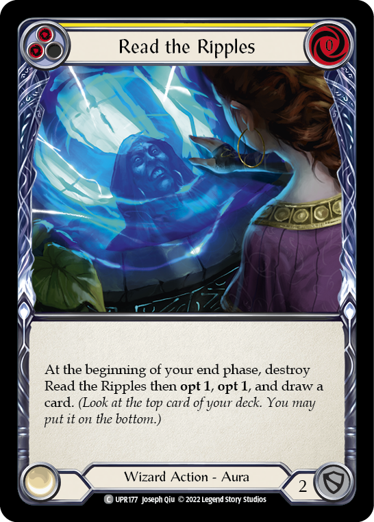 Read the Ripples (Yellow) [UPR177] (Uprising)  Rainbow Foil | Shuffle n Cut Hobbies & Games