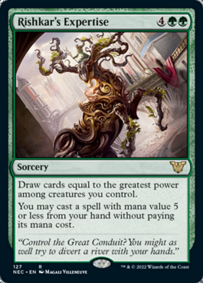 Rishkar's Expertise [Kamigawa: Neon Dynasty Commander] | Shuffle n Cut Hobbies & Games