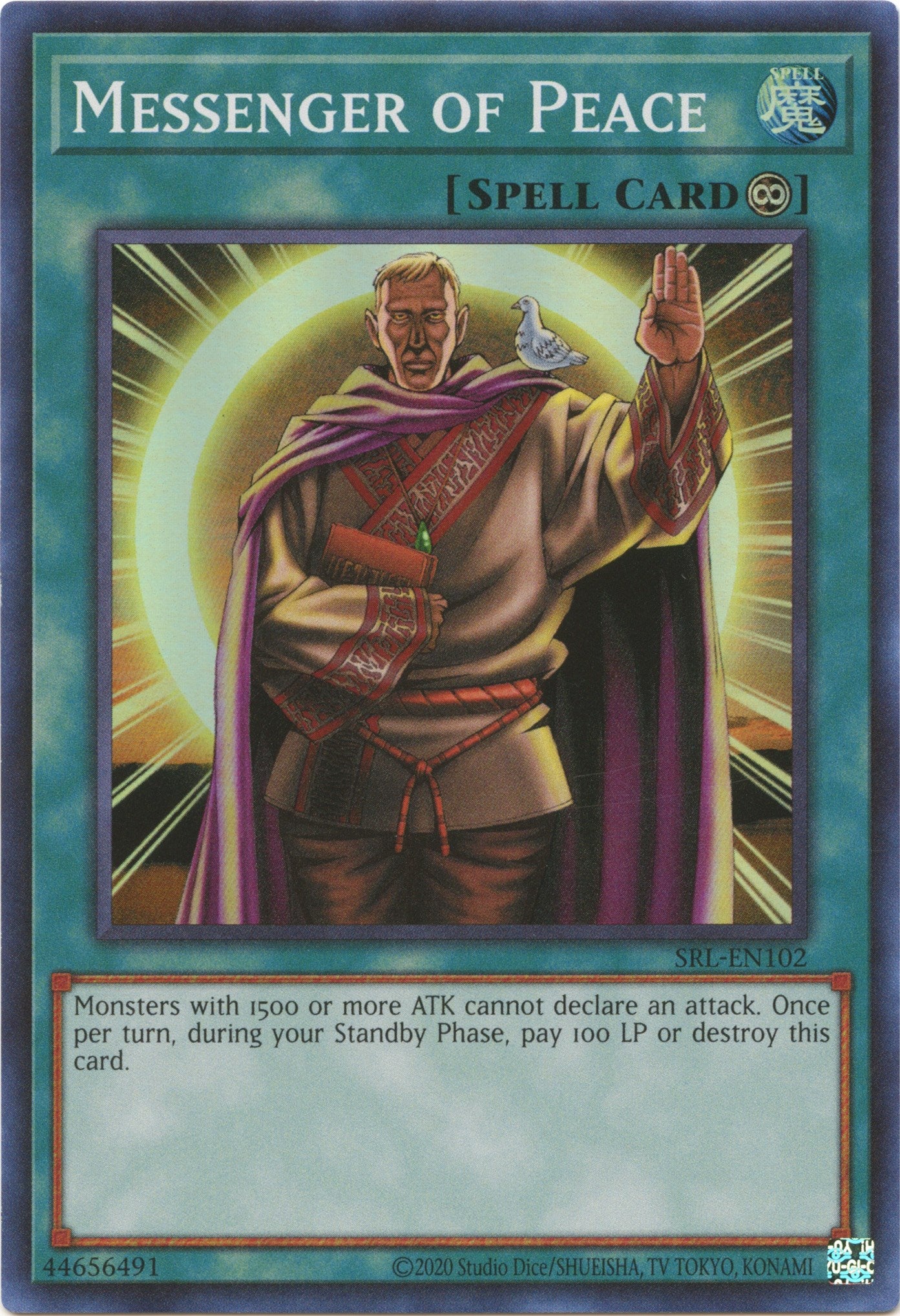 Messenger of Peace (25th Anniversary) [SRL-EN102] Super Rare | Shuffle n Cut Hobbies & Games