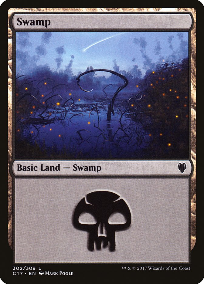 Swamp (302) [Commander 2017] | Shuffle n Cut Hobbies & Games