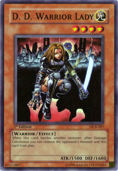 D.D. Warrior Lady [DCR-027] Super Rare | Shuffle n Cut Hobbies & Games