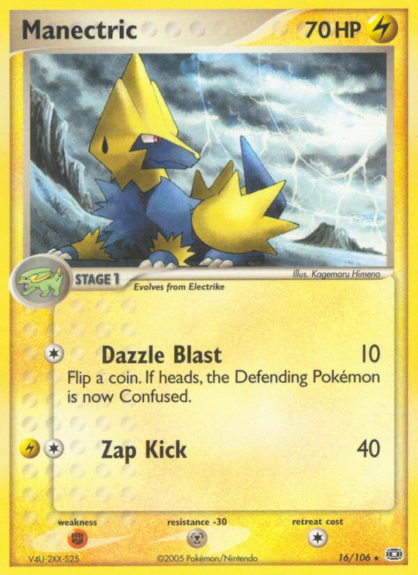 Manectric (16/106) [EX: Emerald] | Shuffle n Cut Hobbies & Games
