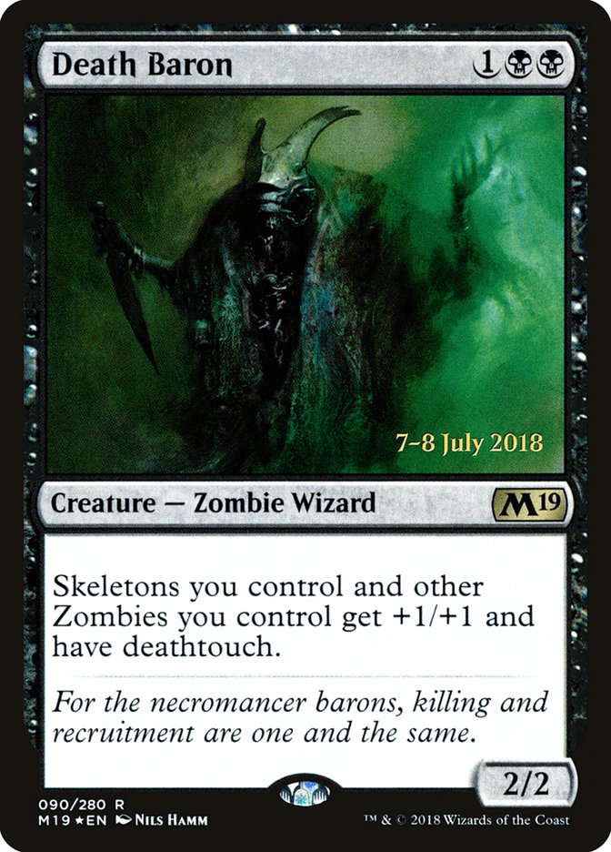 Death Baron [Core Set 2019 Prerelease Promos] | Shuffle n Cut Hobbies & Games