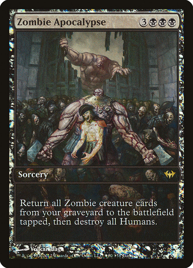 Zombie Apocalypse (Game Day) [Dark Ascension Promos] | Shuffle n Cut Hobbies & Games