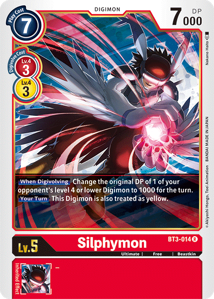 Silphymon [BT3-014] [Release Special Booster Ver.1.5] | Shuffle n Cut Hobbies & Games