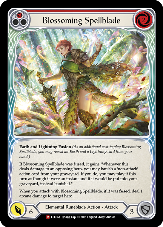 Blossoming Spellblade [ELE064] (Tales of Aria)  1st Edition Normal | Shuffle n Cut Hobbies & Games