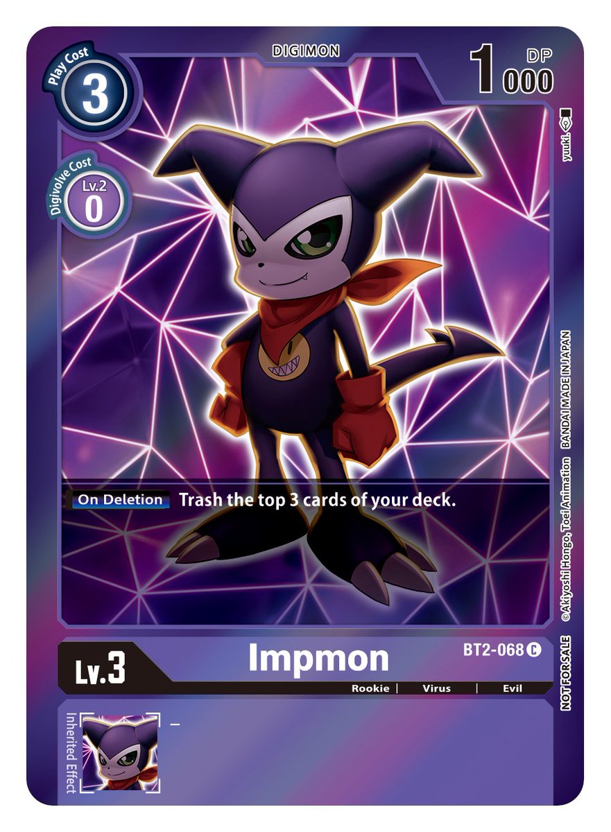 Impmon [BT2-068] (Event Pack 2) [Release Special Booster Ver.1.0] | Shuffle n Cut Hobbies & Games