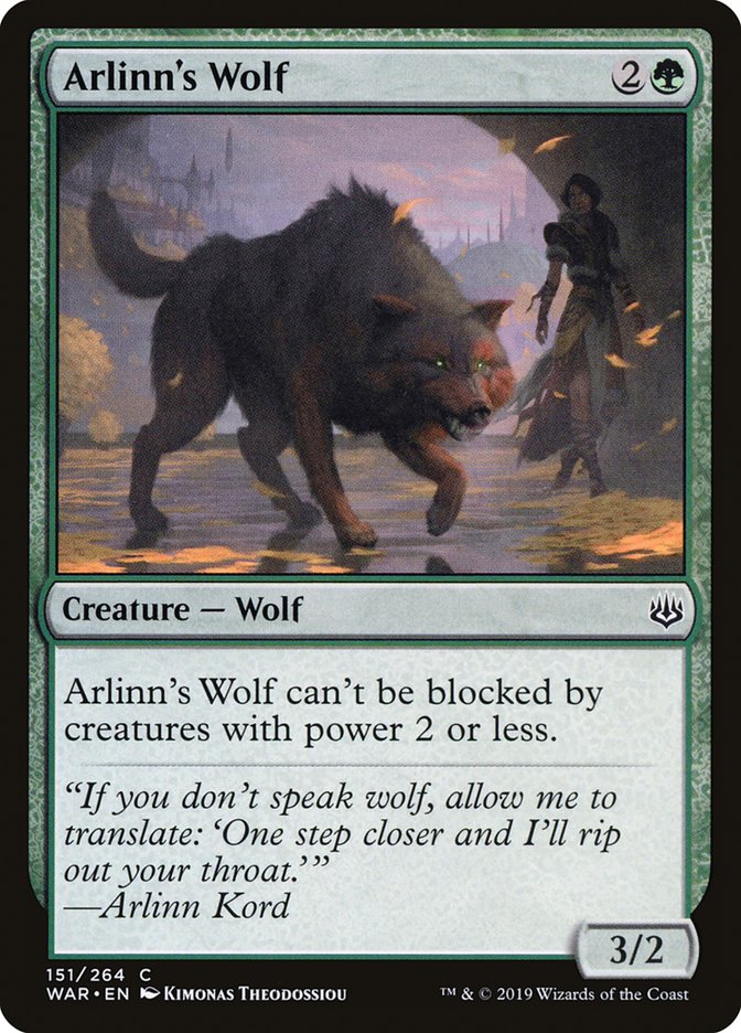 Arlinn's Wolf [War of the Spark] | Shuffle n Cut Hobbies & Games