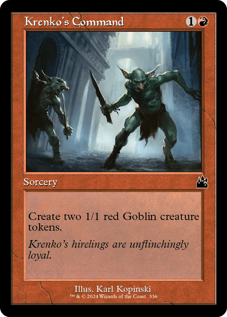 Krenko's Command (Retro Frame) [Ravnica Remastered] | Shuffle n Cut Hobbies & Games
