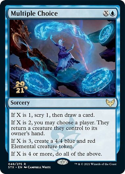 Multiple Choice [Strixhaven: School of Mages Prerelease Promos] | Shuffle n Cut Hobbies & Games