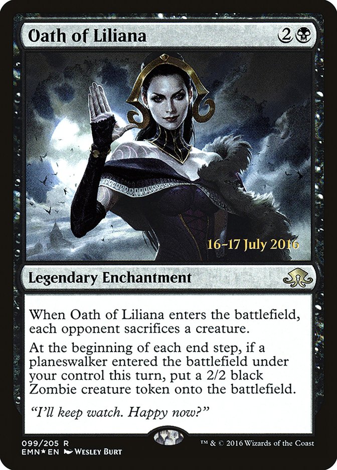 Oath of Liliana [Eldritch Moon Prerelease Promos] | Shuffle n Cut Hobbies & Games