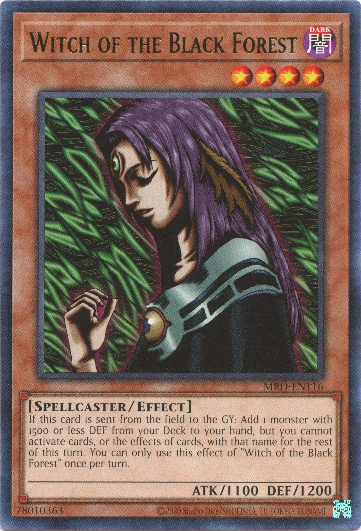 Witch of the Black Forest (25th Anniversary) [MRD-EN116] Rare | Shuffle n Cut Hobbies & Games