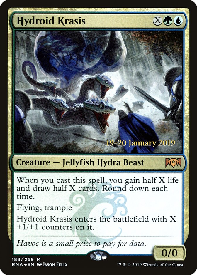 Hydroid Krasis [Ravnica Allegiance Prerelease Promos] | Shuffle n Cut Hobbies & Games