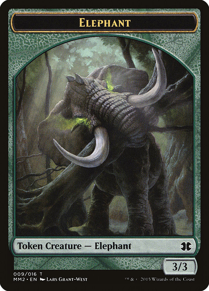 Elephant Token [Modern Masters 2015 Tokens] | Shuffle n Cut Hobbies & Games