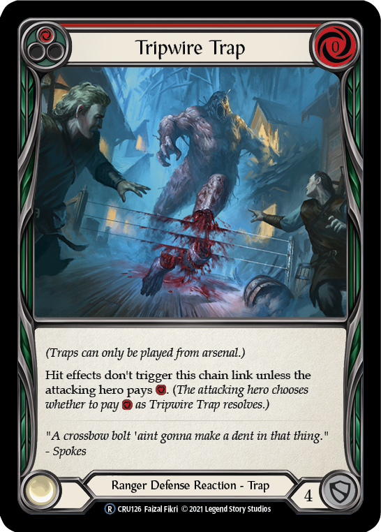 Tripwire Trap (Rainbow Foil) [CRU126-RF] Unlimited Rainbow Foil | Shuffle n Cut Hobbies & Games