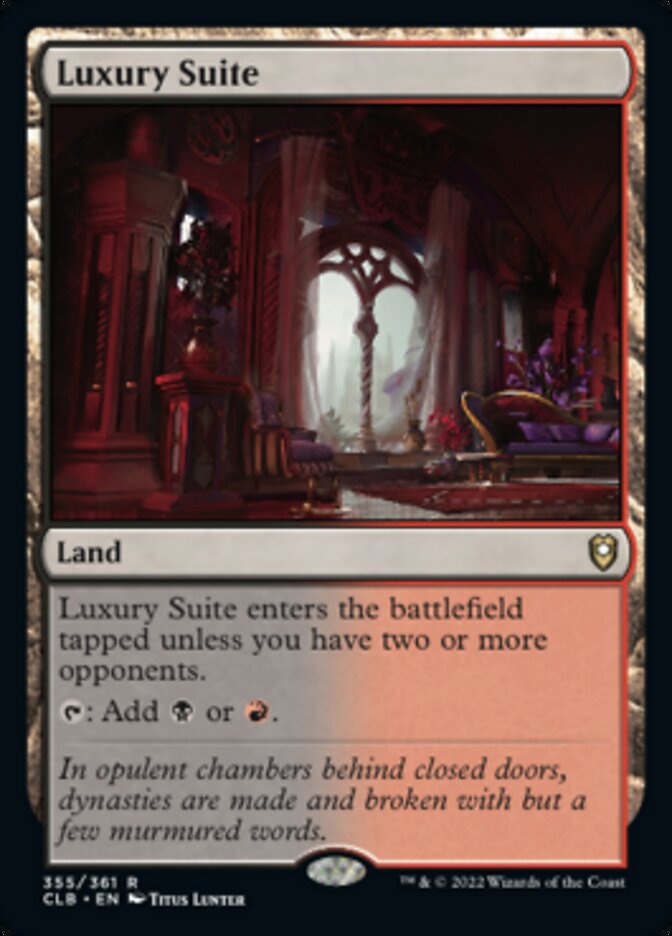 Luxury Suite [Commander Legends: Battle for Baldur's Gate] | Shuffle n Cut Hobbies & Games