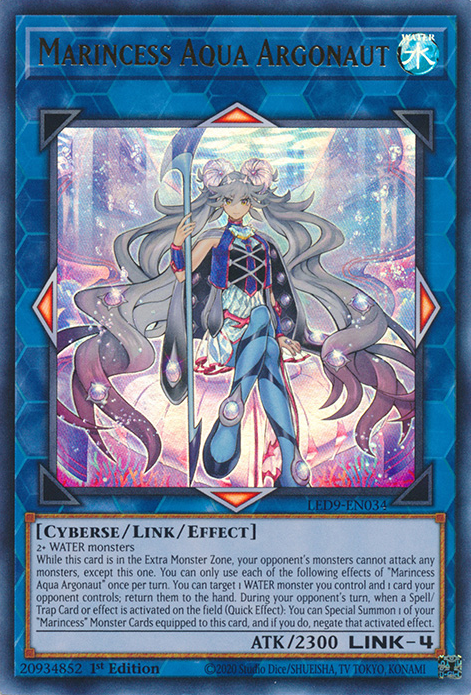 Marincess Aqua Argonaut [LED9-EN034] Ultra Rare | Shuffle n Cut Hobbies & Games