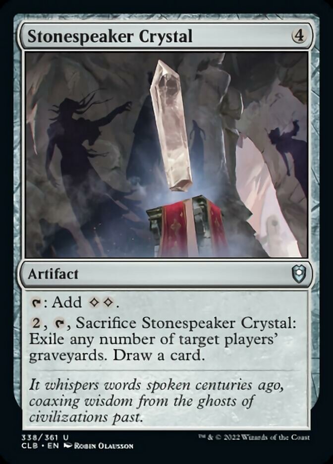 Stonespeaker Crystal [Commander Legends: Battle for Baldur's Gate] | Shuffle n Cut Hobbies & Games