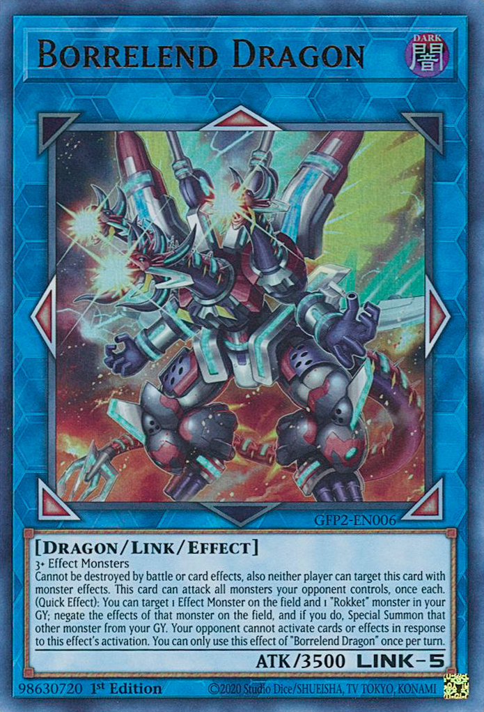 Borrelend Dragon [GFP2-EN006] Ultra Rare | Shuffle n Cut Hobbies & Games